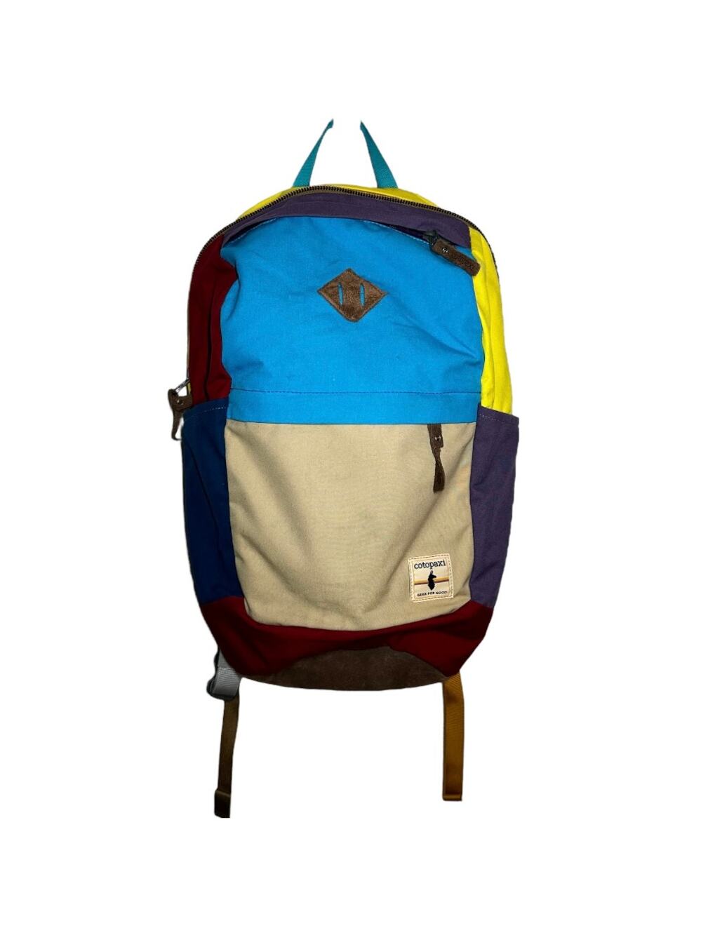 Cotopaxi Backpack Adjustable Strap Multi-Compartment Colorblock Multicolor